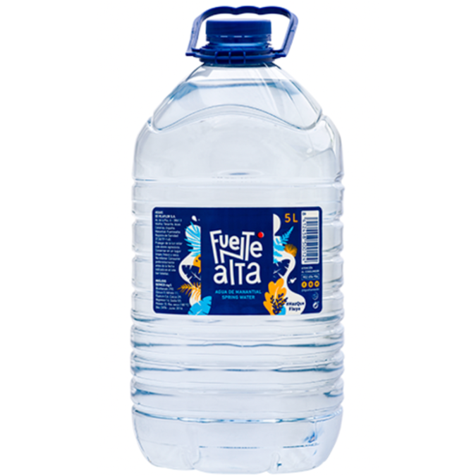Agua mineral garrafa 5 lt
