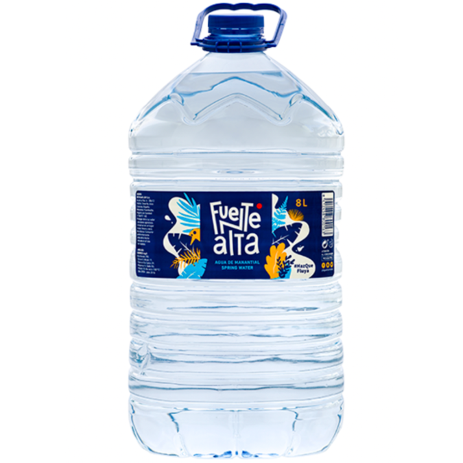 Agua mineral garrafa 8 lt