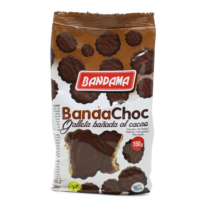 Galleta Bañada al Cacao BandaChocBandama