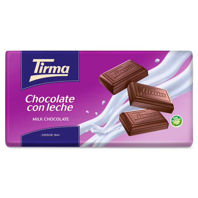 Chocolate con Leche Tableta 150 gr.Tirma